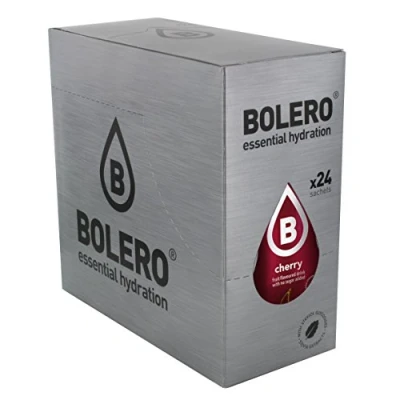 Imagen de Bolero Bebida Instantánea sin Azúcar, Sabor Cereza Paquete de 24 x 9 gr Total: 216
