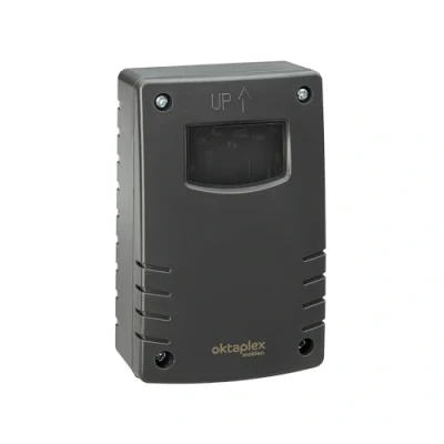 Imagen de Oktaplex Bela interruptor crepuscular exterior con temporizador de desconexión IP65 230V antracita sensor regulable