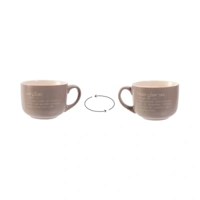 Imagen de Villa d&#039;Este Home Tivoli Victionary Jumbo Mug Despertador &amp; Buenos días de gres 520 ml