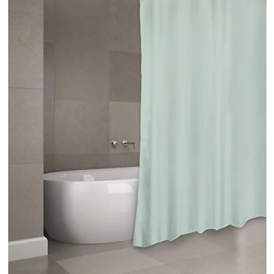Imagen de MSV Cortina DE Bano Poliester 180X200 CM Prem.Uni Verde 622C