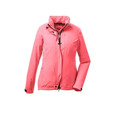 Imagen de Killtec Women&#039;s Chaqueta funcional con capucha enrollable, plegable KOS 25 WMN JCKT, dark rose, 38, 38287 000
