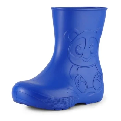 Imagen de Ladeheid Botas de Agua para Niños en EVA Lluvia Impermeables Zapatos Niña y Niño Calzado Goma Infantil Unisexo LA CA 10 (Azul, 22/23 EU)