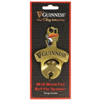Imagen de Guinness Tucán Abridor de botellas montado en la pared