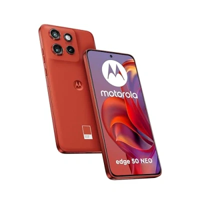 Imagen de Motorola Edge 50 Neo (8/256 GB, cámara Sony LYTIA™ 700C 50+13+10MP selfie 32MP, pantalla 6.36 pulgadas POLED 120Hz, IP68, MediaTek MTK 24M, batería 4310mAh, carga 68W, Android 14), PANTONE Poinciana