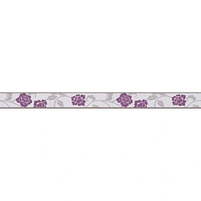 Imagen de A.S. Création cenefa autoadhesivo Stick Ups gris lila 5,00 m x 0,05 282026