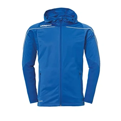 Imagen de Uhlsport Stream 22 Track Hood Jacket Chaqueta Con Capucha, Unisex niños, Azure Blue/White, 152