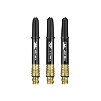 Imagen de Target Darts Oro Pro Grip EVO Aluminio Cañas Dardos Cortos