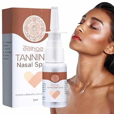 Imagen de Tanning Accelerator, Sunless Spray, 30ml Quick And Easy Self Tanner With Nasal Delivery, Mist For Face Body Cosmetic Natural Glow