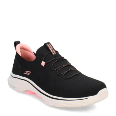 Imagen de Skechers Performance GO WALK 7 SLIP ON Zapatillas para caminar, Mujer, Talla: 43, Black/hot pink Tela