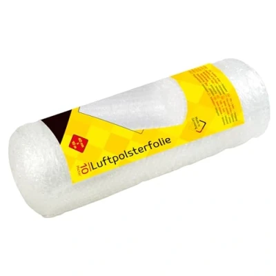 Imagen de Idena 10400 Papel de burbujas para envíos, embalajes y mudanzas, 40 cm x 10 m en rollo, 70 µ, transparente, 1 pieza