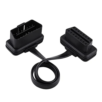 Imagen de Qiilu Cable de extensión para automóvil, 16 Pines, Macho a Hembra (100 cm)