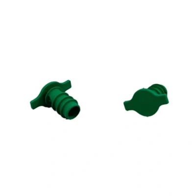 Imagen de Fackelmann Set 2 Tapones Escanciadores de sidra, Tapón Escanciador para Verter Bebida Sin Derramar, Bolsillo, 40x45mm, Polipropileno, Color verde, uds.
