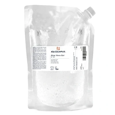 Imagen de Naissance Gel de Aloe Vera (No. 707) 870g Bolsa recambio ECO Vegano y no probado en animales Refrescante, calmante e hidratante para todo tipo pieles.