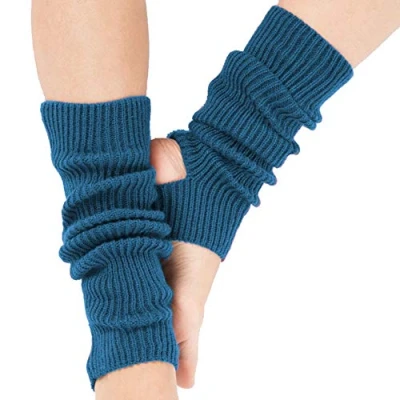 Imagen de Vellette Calentadores para Mujer Cálido Invierno de Pierna Calcetines Botas Punto Polainas Señoras Niños