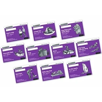Imagen de Read Write Inc Phonics Set 2 Purple Story Books Black And White Pa