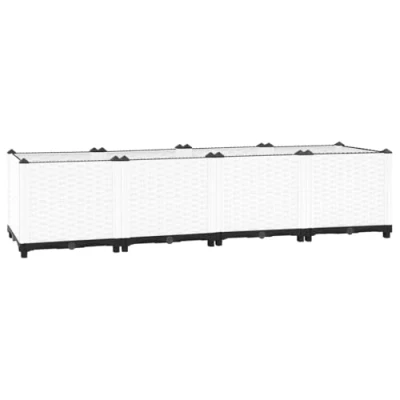 Imagen de vidaXL arriate Polipropileno 160x40x38 cm, Jardinera, macetero, bancal Elevado, Maceta, Soporte para macetas, Plantas