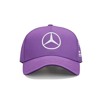 Imagen de Mercedes AMG Petronas Formula One Team Producto Oficial de Fórmula 1 Gorra del Equipo Lewis Hamilton 2022 Morado Talla única, (