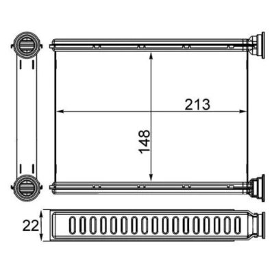Imagen de MAHLE ORIGINAL AH 250 000S Radiador de Calefaccion