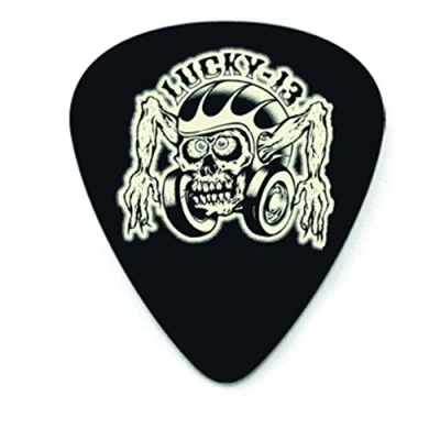 Imagen de JIM DUNLOP Púas Lucky 13 serie III, Saco de 36, 0,60mm, Helmet, Negro