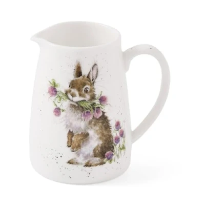 Imagen de Royal Worcester Wrendale Deigns Jarra para posio o crema individual, 125 ml, diseño de conejo