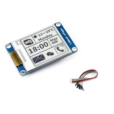 Imagen de waveshare 1.54inch E Paper Display Module 200x200 Resolution 3.3V/5V Two Color Ink epaper Screen for Raspberry Pi/Jetson Nano/Arduino/Nucleo Support Partial Refresh, SPI Interface