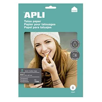 Imagen de Apli Paper Ref. 11295 B.Papel Tatuajes Inkjet 2H