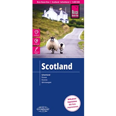Imagen de Escocia, mapa de carreteras impermeable. Escala 1:400.000. Reise Know How. (Scotland (1:400.000))