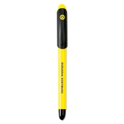 Imagen de Borussia Dortmund Bolígrafo de Punta Redonda, Juventud Unisex, Amarillo y Negro, Talla única