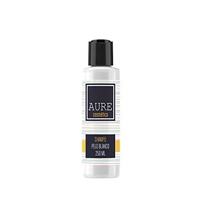 Imagen de Aure Champú para Perros con Pelo Blanco 250 ml Ayuda a Desenredar y Suavizar el Pelaje No Amarillea Fortalecer Aportar Brillo Sencillo de Aplicar