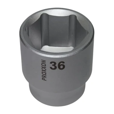 Imagen de PROXXON 23 429 Vaso de 1/2&quot;, Tamaño 36mm, Longitud Total 19mm, multicolor