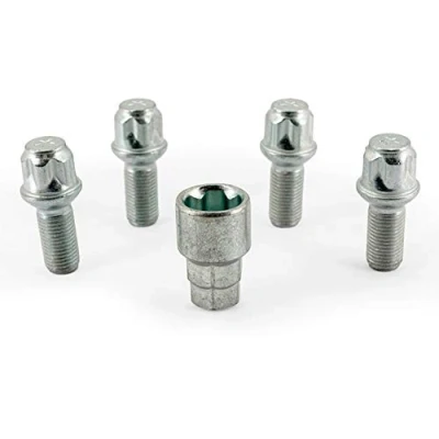 Imagen de H&amp;R Juego de Tornillos Antirrobo R13 M14x1.50x27mm Esférico 4 Incl. Adaptador