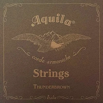 Imagen de Aquila 166U Thunderbrown Juego de cuerdas para ukelele y bajo en U