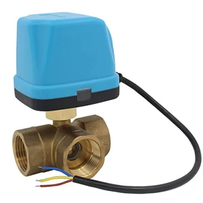 Imagen de OemClima Valvula 3 vias motorizada 220v de Bola 1/2 3/4 1 1/4 Pulgada (DN25 Pulgada)