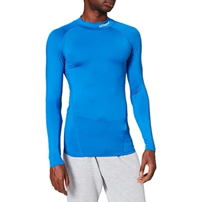 Imagen de Uhlsport Distinction Pro Baselayer Turtle Neck Camiseta térmica, Hombre, Azure Blue, XXL