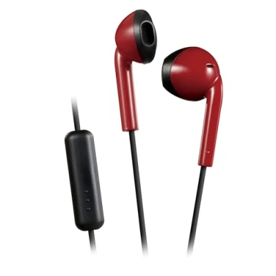 Imagen de ¡Oferta 16% ! Jvc Ha F19m Rb E Rojo Auriculares De Boton