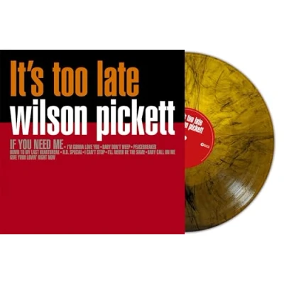 Imagen de It&#039;s Too Late Vinilo Naranja Mármol Wilson Picket