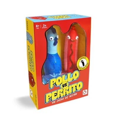 Imagen de Mercurio Pollo VS Perrito Party Game de Acción Familiar Completa Retos y Desafíos Diversión para Niños, Adolescentes Adultos Ideal Fiestas Reuniones Edad Mínima 10 Años