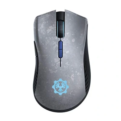 Imagen de Razer Mamba Wireless Gears of War 5 Edition Ratón Gaming, Sensor Óptico de 16.000 DPI, para Juegos, 7 Botones Programables, Interruptores Mecánicos, Hasta 50 Horas Duración la Batería, Gris