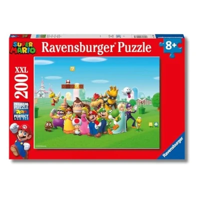 Imagen de Ravensburger Puzzle Super Mario, Rompecabezas para Niños de 8+ Años, Juego Educativo y Estimulante, 200 Piezas XXL