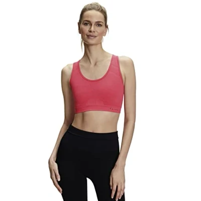 Imagen de FALKE Madison Low Support with Pads W SB Hilo Funcional para un Nivel de Actividad bajo 1 Pieza, Sujetador Deportivo Mujer, Amarillo (Babouche 1255), S