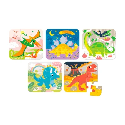 Imagen de Puzzle On the Go Dinosaurs