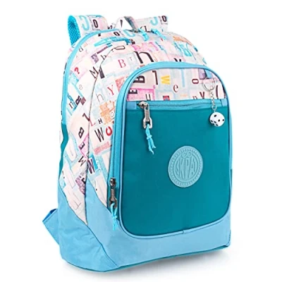 Imagen de SKPAT Mochila Escolar Adolescente para Colegio Instituto Y Universidad. Mochilas Escolares Adolescentes Niña Hombre Mujer Casual Resistente Gran Capacidad, Azul