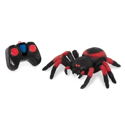 Imagen de Terra by Battat RC Spider: Tarántula, araña de Control Remoto infrarrojo con Ojos LED espeluznantes para niños Mayores 3 años, Multi
