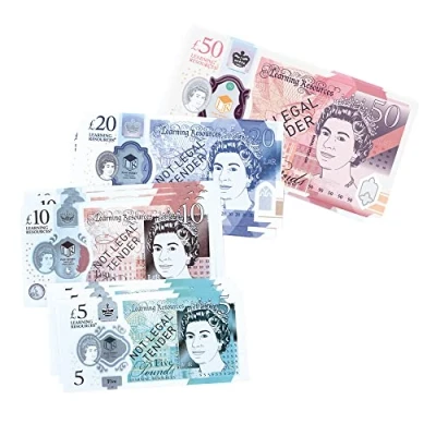 Imagen de Learning Resources Set DE Dinero del Reino Unido (50 Billetes)