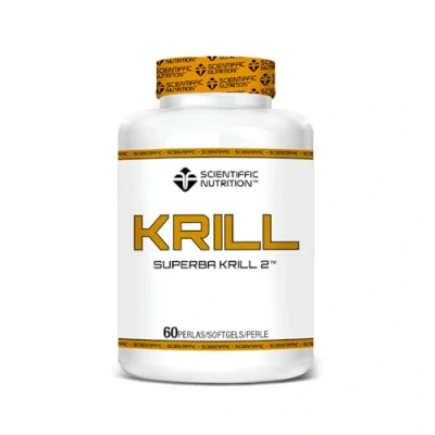 Imagen de Scientiffic Nutrition Krill Oil NKO, Aceite de Antártico, Contiene Ácidos Grasos Omega 3 y 6, Gran Poder Antioxidante Antiinflamatorio 60 perlas