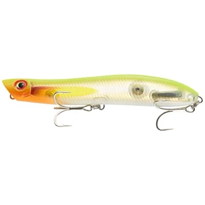 Imagen de Rapala MaxRap Walk&#039;n Roll Material Cuerpo Resistente Señuelo Pesca Marina Profundidad de Nado Superficie rizos, Unisex Adult, Flake Hot Chartreuse, 13cm/29g