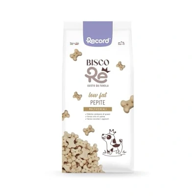 Imagen de Record BiscoRe Galletas para Perros crujientes y Naturales. Snack horneados, sin conservantes ni Aceite de Palma, Ligeras digeribles un Aperitivo Saludable Sabroso 1 kg,