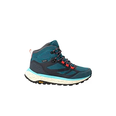 Imagen de Jack Wolfskin Terraventure Texapore Mid W, Zapatillas para Caminar Mujer, Coral Azul, 35.5 EU