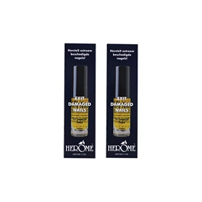 Imagen de Herome Pack 2 Aceite Concentrado Reparador de Uñas Dañadas y Rotas 2x7ml para Uso Post Acrílico, Gel o Medicamentos, Tratamiento Uñas, Fortalecedor, Endurecedor