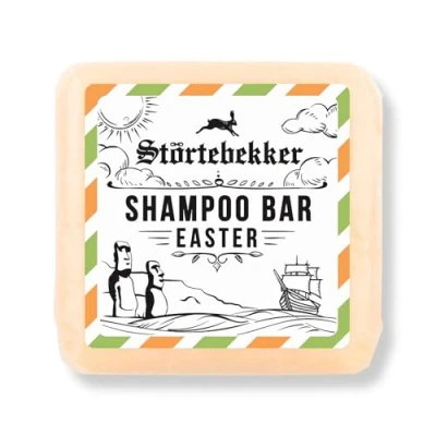 Imagen de Störtebekker® Premium Champú sólido edición Pascua (bergamota) (x1) vegano hecho a mano para hombre y mujer cuidado de ducha perfumado la piel el cabello hidratante